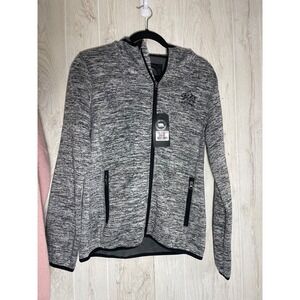 California City Wear Jacket Girls large Black And White 100% Polyester